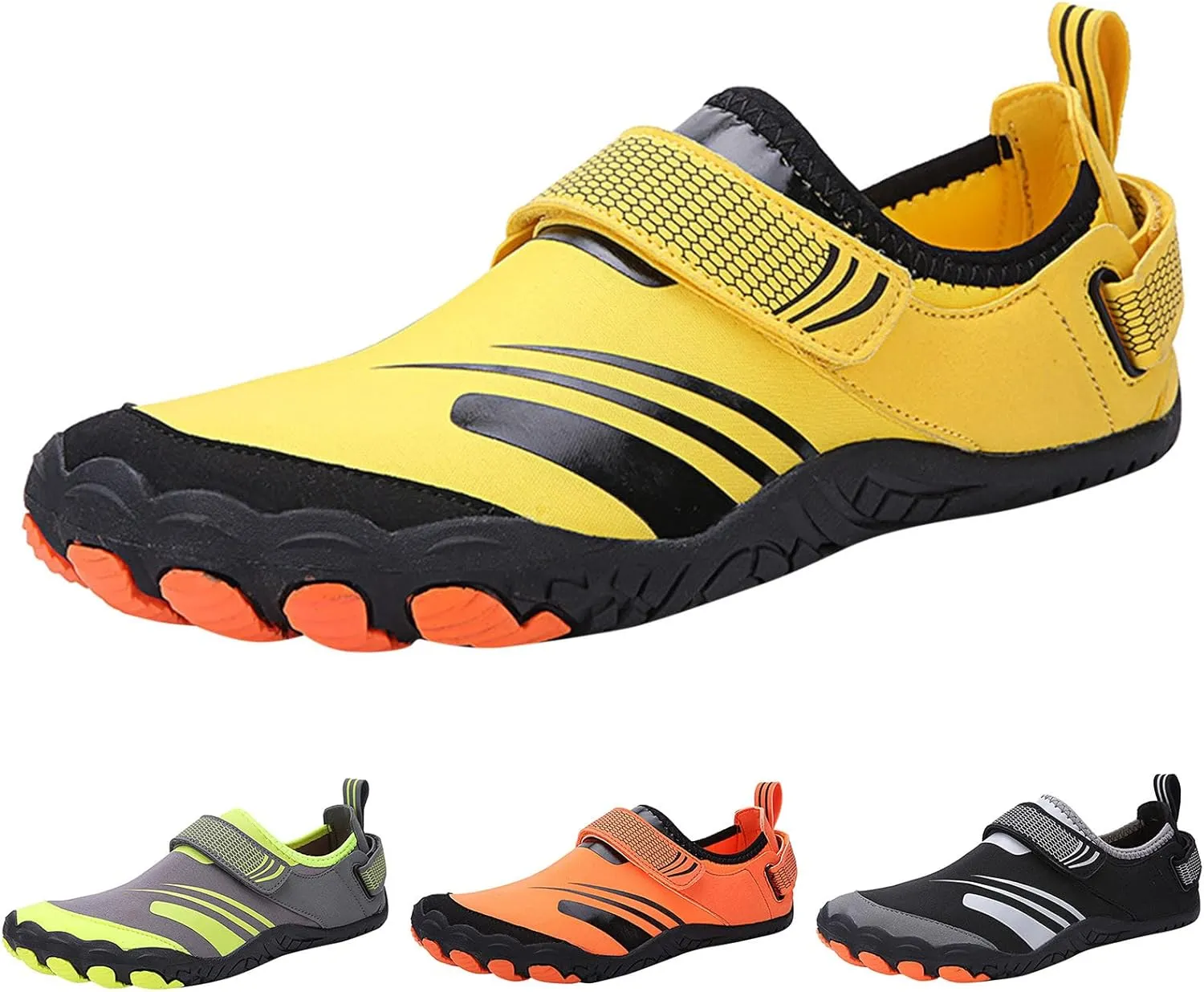 Mens Water Shoes Wide Toe Box Breathable Non Slip Athletic Water Shoes Hiking Womens Water Shoes Wide Width Jogging Quick Dry Pool Sports Sneaker for Pool Beach Surf Water Park Yoga