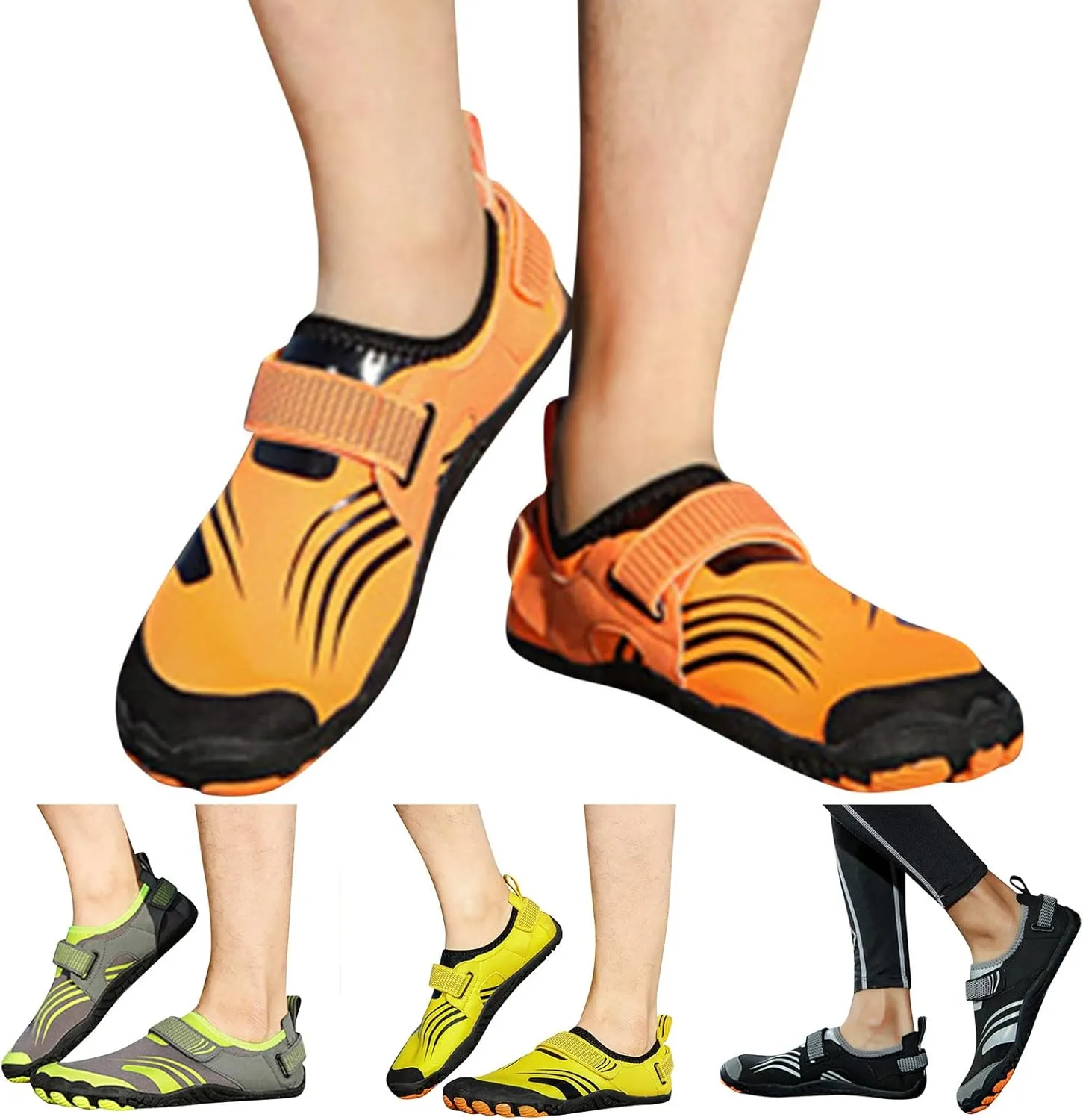Mens Water Shoes Wide Toe Box Breathable Non Slip Athletic Water Shoes Hiking Womens Water Shoes Wide Width Jogging Quick Dry Pool Sports Sneaker for Pool Beach Surf Water Park Yoga