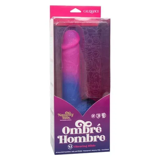 Naughty Bits Ombré Hombre XL Vibrating Dildo