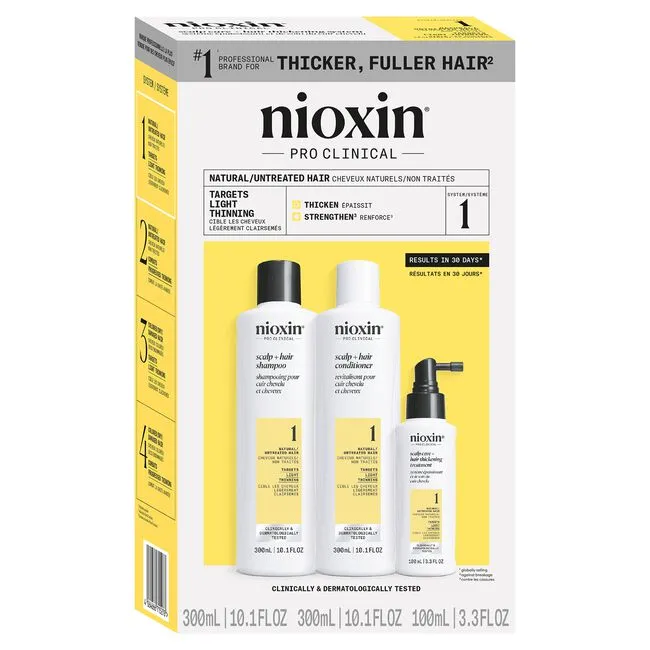 Nioxin System Kit 1 - Natural Hair With Light Thinning