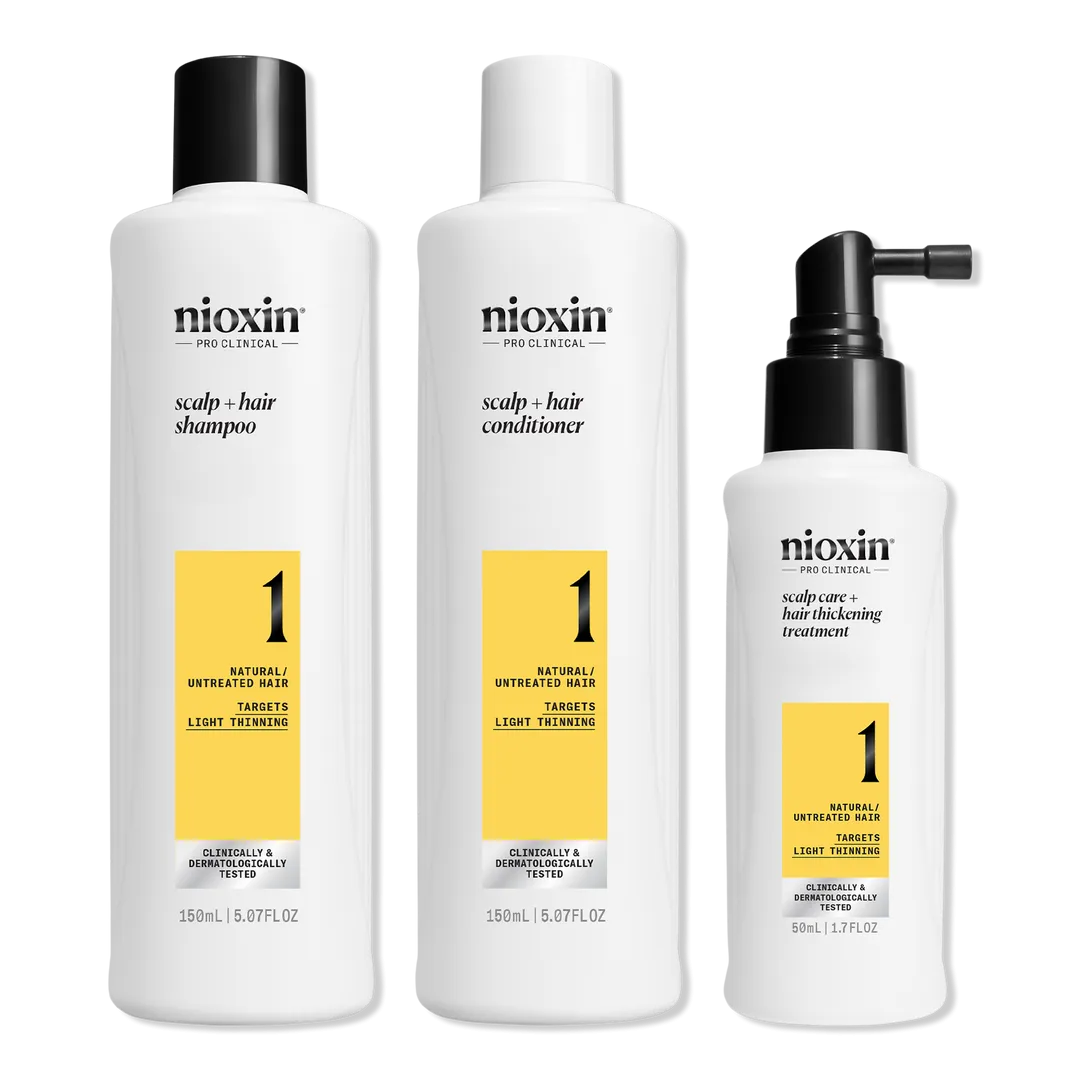 Nioxin System Kit 1 - Natural Hair With Light Thinning