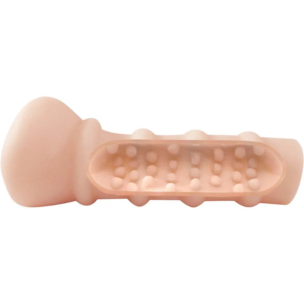 Pipedream Extreme Toyz Fill Her Up Fanta Flesh Pocket Pussy Male Masturbator 6.5 inch Natural
