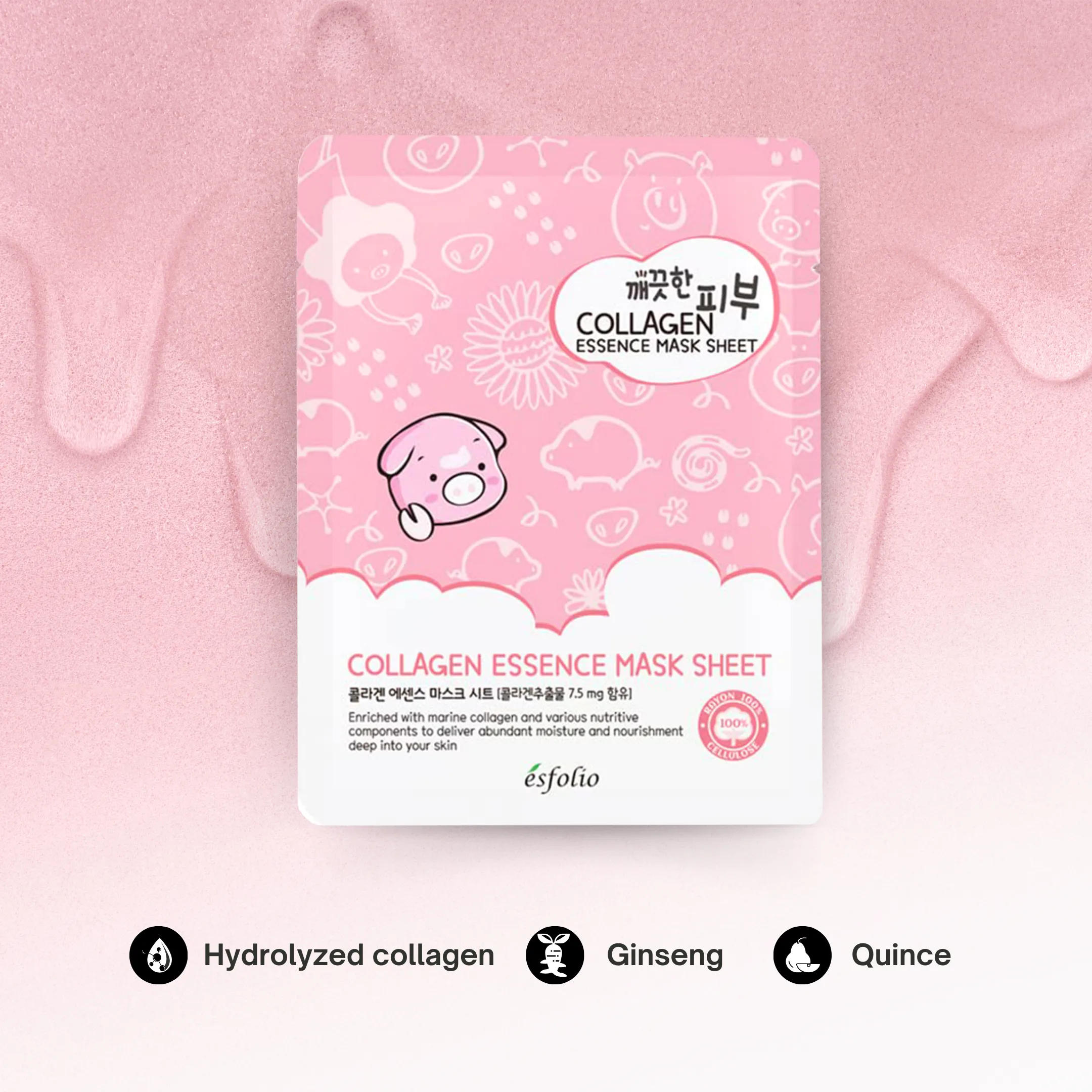 Pure Skin Collagen Essence Mask Sheet