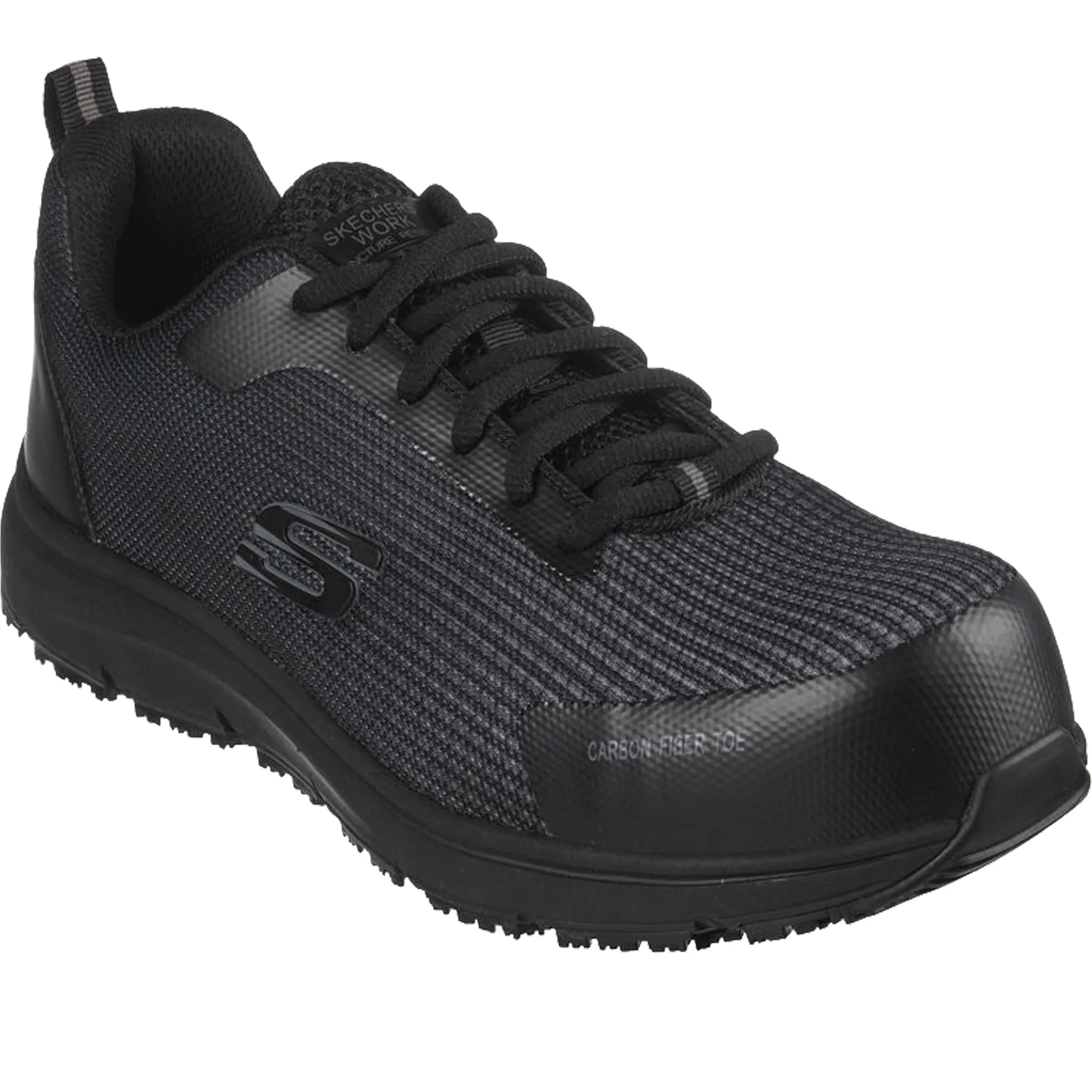 Skechers Men's 200090 Ulmus Black Charcoal Safety Work Shoes