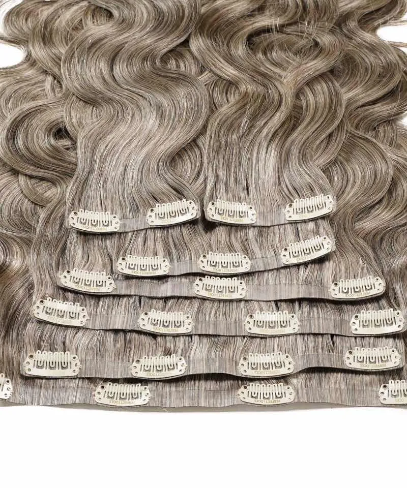 Wavy Seamless Clip-In Hair Extensions